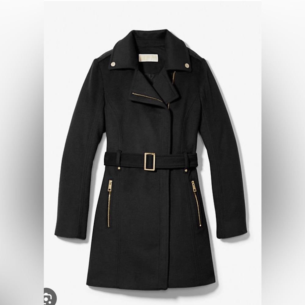 Michael Kors Wool Blend Belted Coat - NWOT